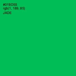 #01BD55 - Jade Color Image