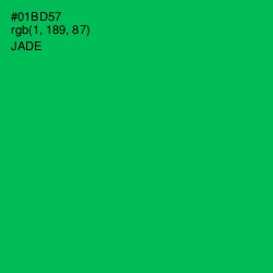 #01BD57 - Jade Color Image