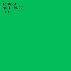 #01BD5A - Jade Color Image