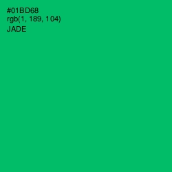 #01BD68 - Jade Color Image