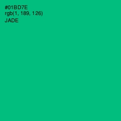 #01BD7E - Jade Color Image