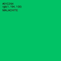 #01C264 - Malachite Color Image