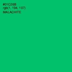 #01C26B - Malachite Color Image