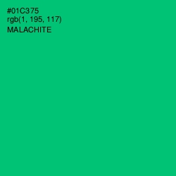 #01C375 - Malachite Color Image