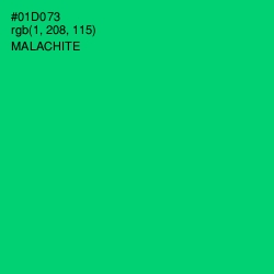 #01D073 - Malachite Color Image