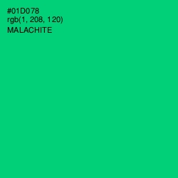 #01D078 - Malachite Color Image