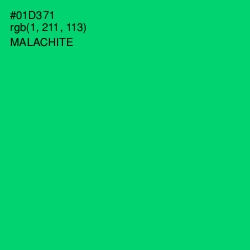 #01D371 - Malachite Color Image