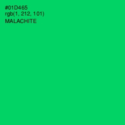 #01D465 - Malachite Color Image