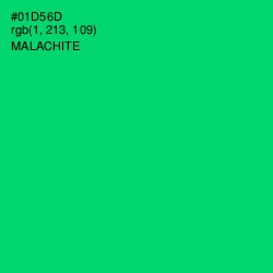 #01D56D - Malachite Color Image