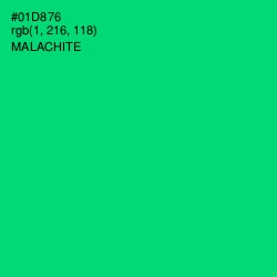 #01D876 - Malachite Color Image