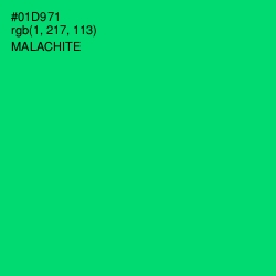 #01D971 - Malachite Color Image