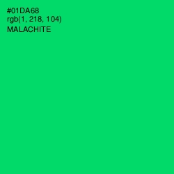 #01DA68 - Malachite Color Image
