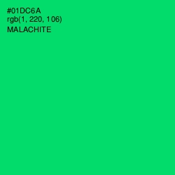 #01DC6A - Malachite Color Image