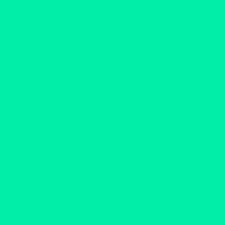 #01EEA9 - Caribbean Green Color Image