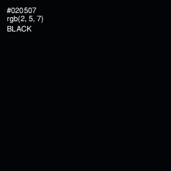 #020507 - Black Color Image