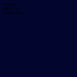 #02062E - Black Rock Color Image