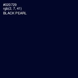 #020729 - Black Pearl Color Image
