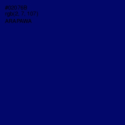 #02076B - Arapawa Color Image