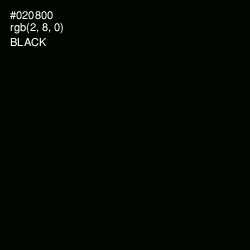 #020800 - Black Color Image