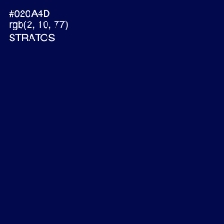 #020A4D - Stratos Color Image