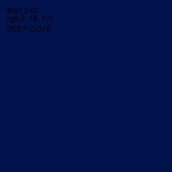 #02124D - Deep Cove Color Image