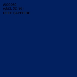 #022060 - Deep Sapphire Color Image