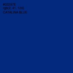 #02297E - Catalina Blue Color Image