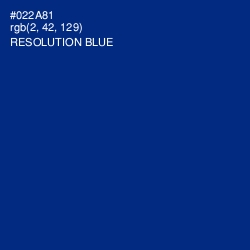 #022A81 - Resolution Blue Color Image