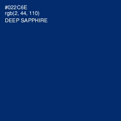 #022C6E - Deep Sapphire Color Image