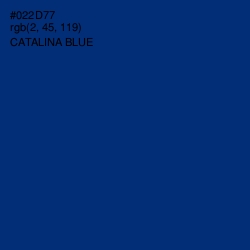 #022D77 - Catalina Blue Color Image