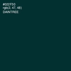 #022F30 - Daintree Color Image