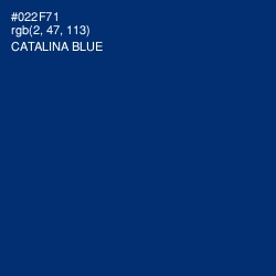 #022F71 - Catalina Blue Color Image