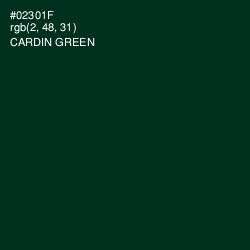 #02301F - Cardin Green Color Image