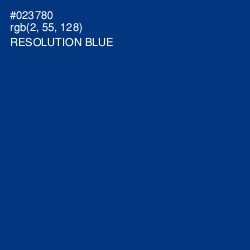 #023780 - Resolution Blue Color Image