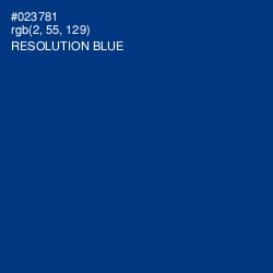 #023781 - Resolution Blue Color Image