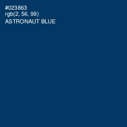 #023863 - Astronaut Blue Color Image