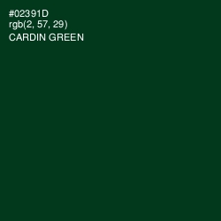 #02391D - Cardin Green Color Image