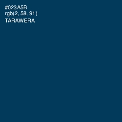 #023A5B - Tarawera Color Image