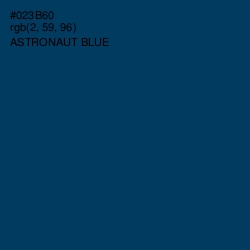 #023B60 - Astronaut Blue Color Image