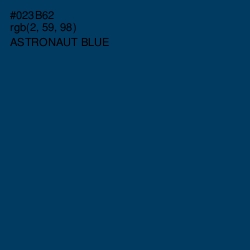 #023B62 - Astronaut Blue Color Image