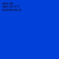 #0241D9 - Science Blue Color Image