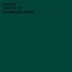 #024538 - Sherwood Green Color Image