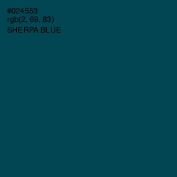 #024553 - Sherpa Blue Color Image