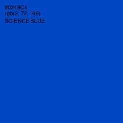 #0248C4 - Science Blue Color Image