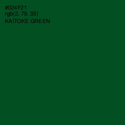 #024F21 - Kaitoke Green Color Image