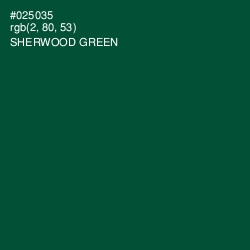 #025035 - Sherwood Green Color Image