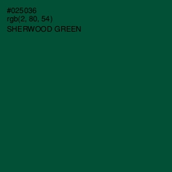 #025036 - Sherwood Green Color Image