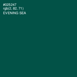 #025247 - Evening Sea Color Image