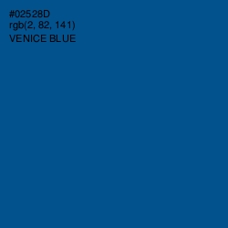 #02528D - Venice Blue Color Image