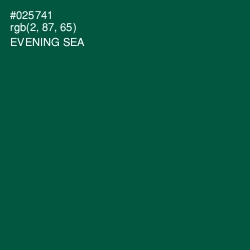 #025741 - Evening Sea Color Image
